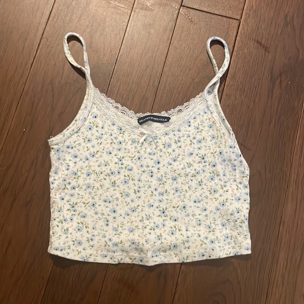 brandy melville cropped tank top